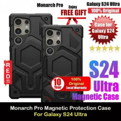 Kevlar Monarch Pro Serie High Qualitiy Drop Protection Case with Magnetic Charging Compatible for Samsung Galaxy S24 Ultra Cover
