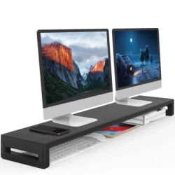 Support de support pour double moniteur, support étendu pour moniteur d'ordinateur de bureau, pour 2