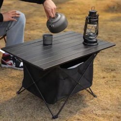 Aluminum Alloy Folding Table Outdoor Camping Portable Barbecue Table Camping Picnic Table