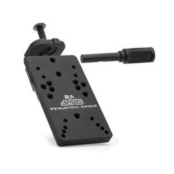 Strike Industries Version 2 Scorpion Universal Reflex Mount Glock Leupold DeltaPoint Pro/Shield RMS/Docter/Noblex/RMR Cut Deltapoint Pro Black One