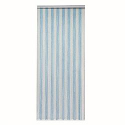 TEMU Aluminium Door Fly Screen Metal Chain Curtain Blinds 214cm X 90cm