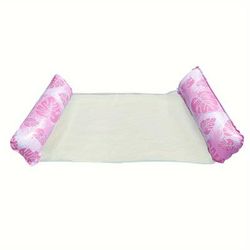 TEMU 1pc 2 Tube Turtle Leaf Inflatable Floating Hammock Thickened Pvc Swimming Inflatable Floating Bed Foldable Suitable For Beach Pool Party