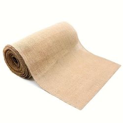 TEMU Burlap Roll 15cm X 198cm - Rustic Jute Fabric For Diy Crafts, Christmas Table Runner, Chair Sash & Wedding Decorations, Durable High-quality Material For Home Decor & Party Supplies