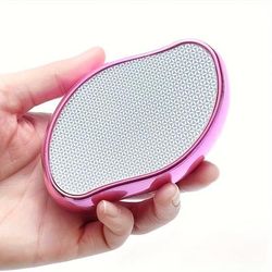 TEMU 3 Colors - Hair Remover For Men And Women: Painless, Reusable Exfoliating Blue/pink/golden Beige For Smooth Backs, And Legs