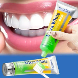 Lemon Mint Whitening Toothpaste Cleaning Teetch, Peppermint And Lemon Brightening Teeth Toothpaste Fresh Breath 100g