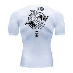 Graphic Short Sleeve Compression Shirt for Men Summer Athletic Quick Dry Tshirt Gym Workout Running Tees Tops Sporty Baselayers