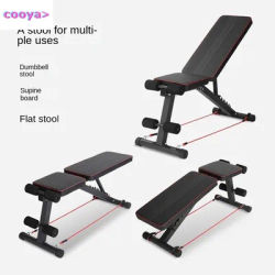 Cooya Folding Dumbbell Bench Fitness Chair Supine Board Flying Bird Bench Push Bench Sit Up And Abdominal Exercise Device 2025