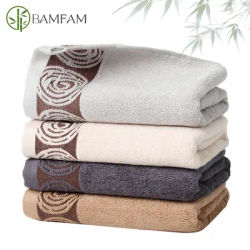 3pcs Set 100% Bamboo Fiber Bathroom Towels Sets 1pcs Face Towel 1pcs Hand Towel and 1pcs Bath Towels Washcloths Luxury Gift