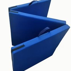 TEMU Indoor And Mat Thickened Three-fold Yoga Mat Suitable For Gymnastics, Sports, Fitness, Yoga Multi-functional Use