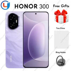 Original HONOR 300 5G AI Mobile Phone 6.7 Inches AMOLED Screen Snapdragon 7 Gen 3 Octa-core Camera 50MP Google Play Smartphone
