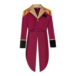 Retrò Vintage Punk Gotico Medievale Cappotto Frac Principe Nobile Jacquard Costume Per uomo Reale Stile Steampunk Mascherata Feste Adulti Cappotto