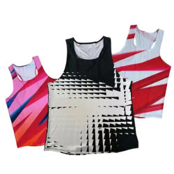 Men Run Vest Athletics Tank Top Runnning Speed Fitness Shirt Sleeveless Track Field Mens Singlet