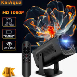 2025 KaiAqua HY320 Mini Projector 300ANSI Android 11 4K Supported 180° Rotatable Outdoor Cinema With WiFi6 BT5.0 Fast Shipping