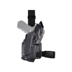 Safariland Model 6304 ALS/SLS Tactical Holster Canik TP9SFx Left Hand Single Strap Leg Shroud STX Tactical Black 1323466