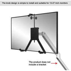 Adaptateur VESA d'extension 17-32 pouces, Support de fixation, Support de moniteur pour moins de 12KG, sans trou de montage, moniteurs, écran LCD