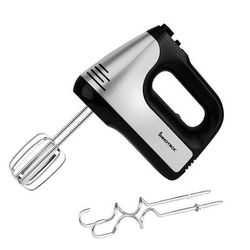 TEMU Innoteck Kitchen Pro Hand Mixer - 6 With - 400w Electric Hand Whisk - 4 Stainless Steel Attachments - Electric Whisk For Dough, Cream, Eggs - Food Mixer