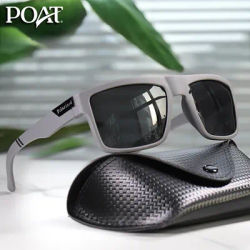 Polarized Cycling Glasses with Case Square Sunglasses UV400 Outdoor Sports Running Driving Men Women Party Wear Goggles