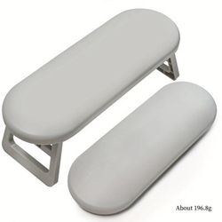 TEMU Nail Lamp For Manicure, Foldable And Heightened, Plastic Hand Pillow Holder For Manicure Lamp (pink, Gray, White