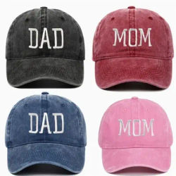 Casquette de Baseball brodée papa maman, chapeau à la mode pour femmes et hommes, visière de Sport en coton, casquette à rabat, chapeau de soleil respirant pour l'extérieur