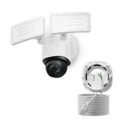 eufy Floodlight Camera E340 with AC Cable White