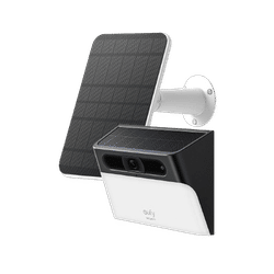 Solar Wall Light Cam S120 + Solar Panel Charger Black