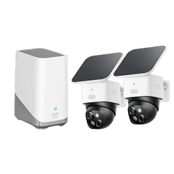 SoloCam S340 (2 Pack) + eufy HomeBase S380 White