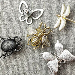 Cute Insect Furniture handle Bee Betterfly Dragonfly Cabinet e cassetti tira le manopole