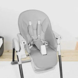 Housse de chaise haute en cuir PU pour bébé, coussin rembourré pour siège d'alimentation, sécurité,