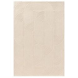 Tappeto di lana crema 120x170