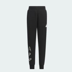 Adidas Official Genuine 2023 New Kids' Fleece Warm Sports Pants IY5040