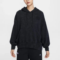 Nike Official Genuine Retro Women's Trendy Knit Hooded Long Sleeve Sweatshirt HQ6039-010
