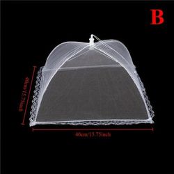 TEMU 1pc Mesh Food Covers For Outdoors, Foldable Pop- Serving Tent, Picnic & Kitchen Mesh Net Umbrella For Dish Protection