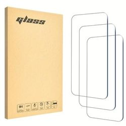TEMU 3-pack Tempered Glass Screen Protector For /15/14/13/12/11 Pro Max/7/8/se/2/x/xr, Full Coverage, Shatterproof, Case Friendly
