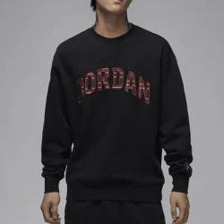 Nike Official Genuine JORDAN Men's Fleece Knit Sweatshirt FV7461-010
