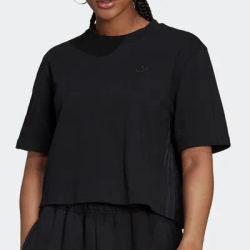 Adidas Official Authentic Three Stripes Women's Loose Short Sleeve Breathable T-Shirt H09377
