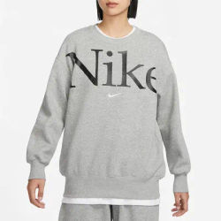 Nike Official Genuine New Men's Knitted Loose Fleece Round Neck Sweatshirt FN3655-063