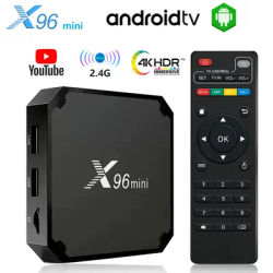 X96 Mini Tv Box Android TV 4K HD10 WiFi 2.4G HDMI Quad Core A35 Chromecast and Google Assistant Built-in Streaming Media Player