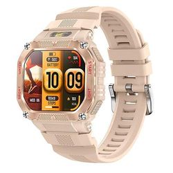 Smartwatch Imosi, orologio militare da esterno con torcia a LED, chiamata Bluetooth, schermo HD da 1,75, impermeabile fino a 30 m, oltre 100 modalità sportive, batteria da 480 mAh, promemoria messaggi per uomini e donne.