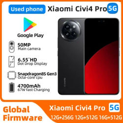 Xiaomi Civi 4 Pro 5G 2750x1236px 6.55inch Snapdragon8S Gen3 50MP HyperOS used phone