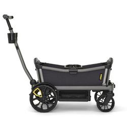 Veer Cruiser City Stroller Wagon + Canopy + Basket Bundle - Gray