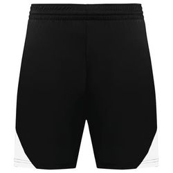 Augusta Sportswear 1737 Youth Step-Back Modern Fit Basketball Shorts in Black/White size Medium | Polyester