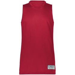 Augusta Sportswear 6928 Athletic Youth Swish Reversible Basketball Jersey T-Shirt in Scarlet/White size Medium | Polyester