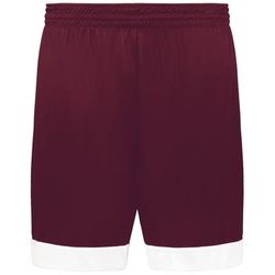 Augusta Sportswear 6929 Swish Reversible Basketball Shorts in Maroon/White size Small | Polyester