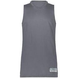 Augusta Sportswear 6928 Athletic Youth Swish Reversible Basketball Jersey T-Shirt in Graphite Grey size Medium | Polyester