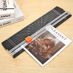 Office A4 A5 Guillotine Paper Cutter with Automatic Security Safe Guard for Coupon Craft Paper