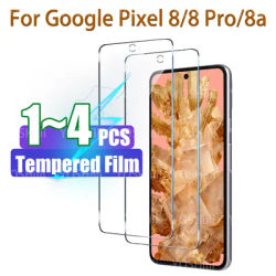 Tempered Glass Film for Google Pixel 8 / 8A / 8 Pro 2023 HD 9H Anti-fingerprint Anti-scratch Mobile Phone Screen Protector