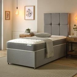TEMU Starlight Beds Zig Zag Hybrid Memory Foam And Open Coil Spring 18cm Deep Mattress