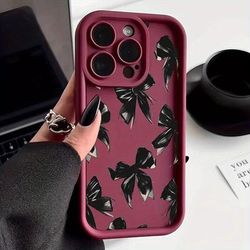 TEMU Bowknot Phone For Iphone 15pro Max 13 14 11 14plus 15plus 13pro 12