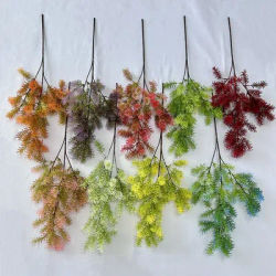 Simulation de plantes vertes luxuriantes, Arrangement floral de pin, plantes de vacances, décoration murale de maison, scènes de mariage, accessoire de plantes vertes