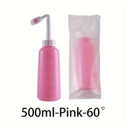 TEMU Portable Perineal Wash Spray Bottle, Leak-proof Sitz Bath, Suitable For Postpartum Care, 16.91-ounce Capacity, Unscented, Made Of Plastic, No Batteries Required, Colors.